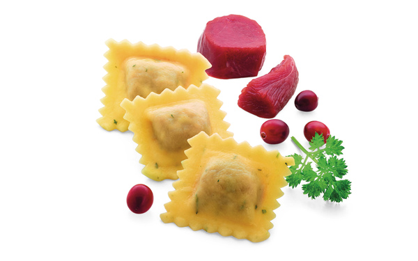 Ravioli venison