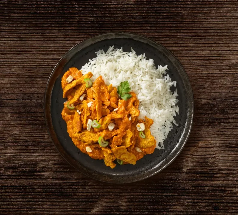 THE GREEN MOUNTAIN Butter (Margarine)-Chicken mit Basmati Reis