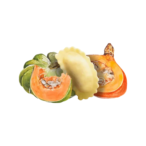 Agnolotti Kürbis