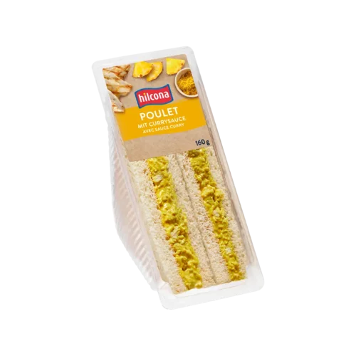 Clubsandwich Poulet Curry