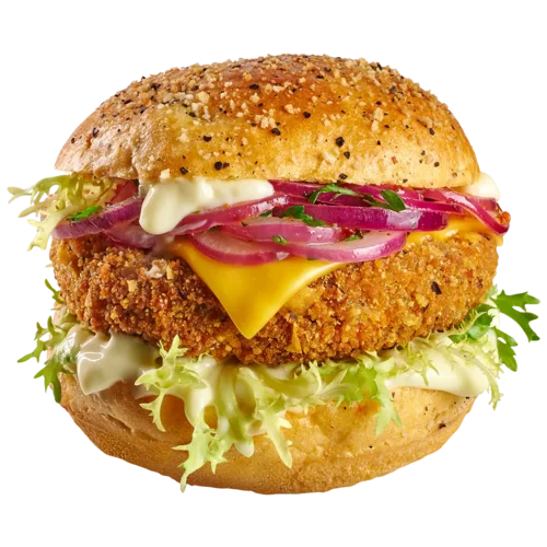 MexicanQuinoa Crunch Burger