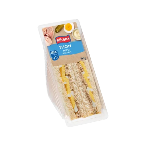 Clubsandwich Thon MSC mit Ei