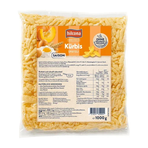 Spätzli Kürbis