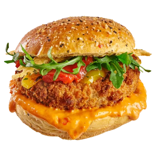 Med. Melt Crunch Burger