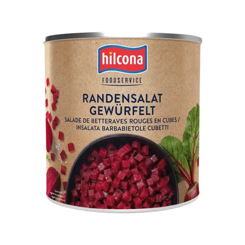 Randensalat gewürfelt
