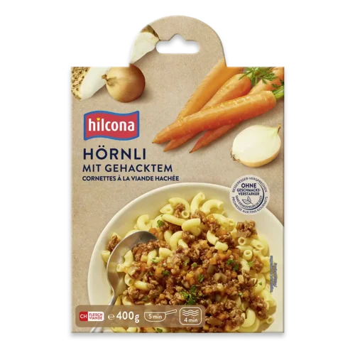 Viande hachée avec cornette