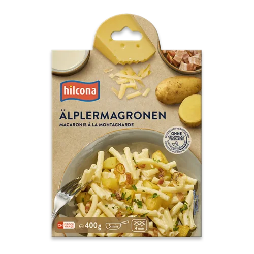 Älpler Magronen mit Speck
